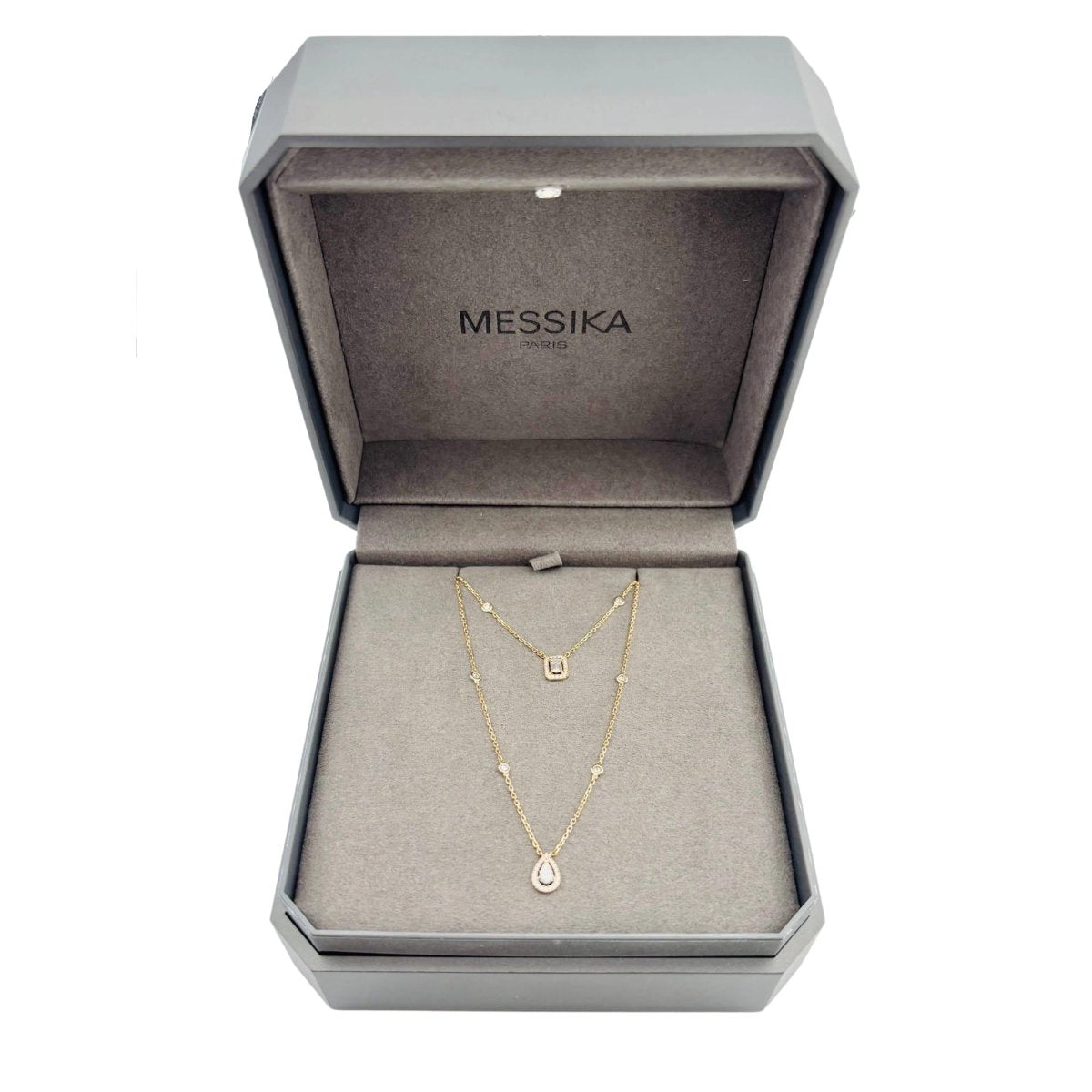 Collier Deux Rangs MESSIKA "My Twin" PM en or rose et diamants - Castafiore