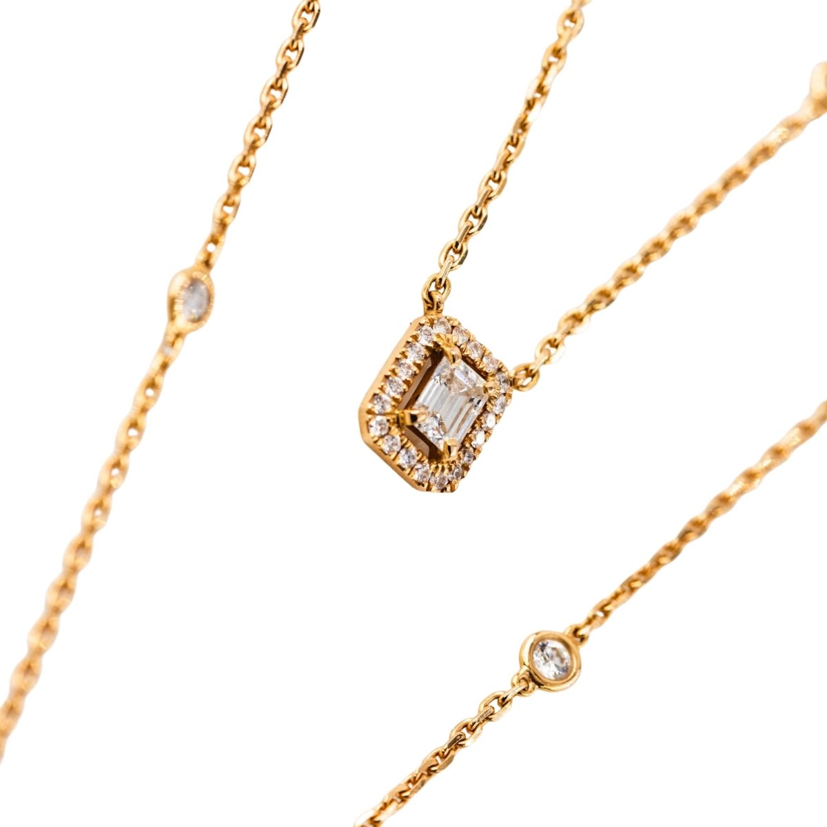 Collier Deux Rangs MESSIKA "My Twin" PM en or rose et diamants - Castafiore