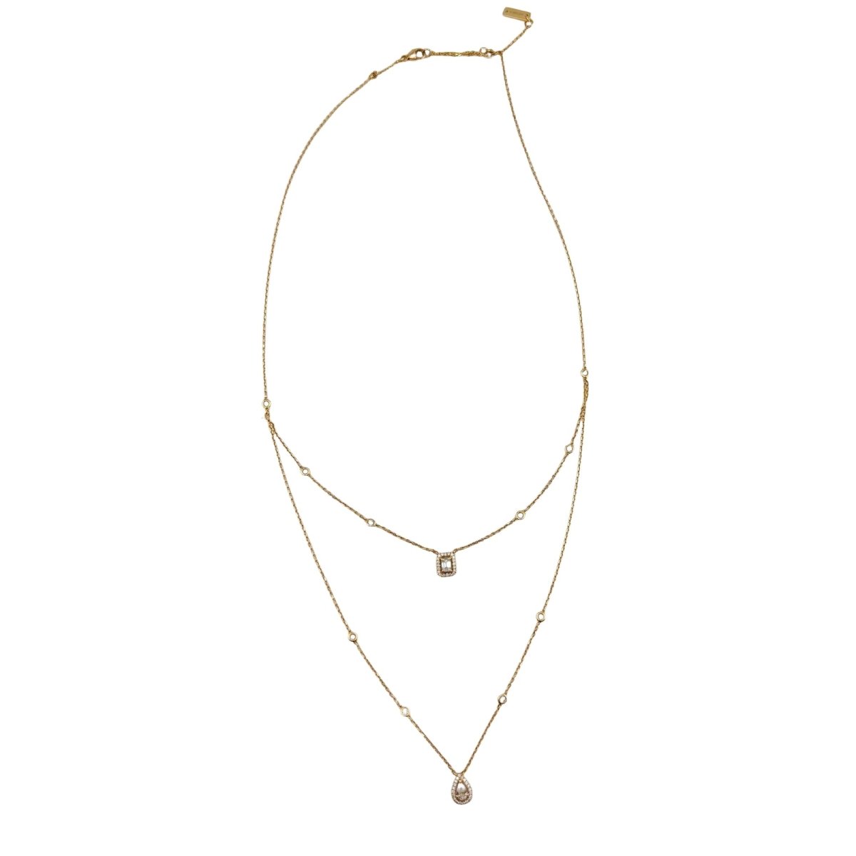 Collier Deux Rangs MESSIKA "My Twin" PM en or rose et diamants - Castafiore