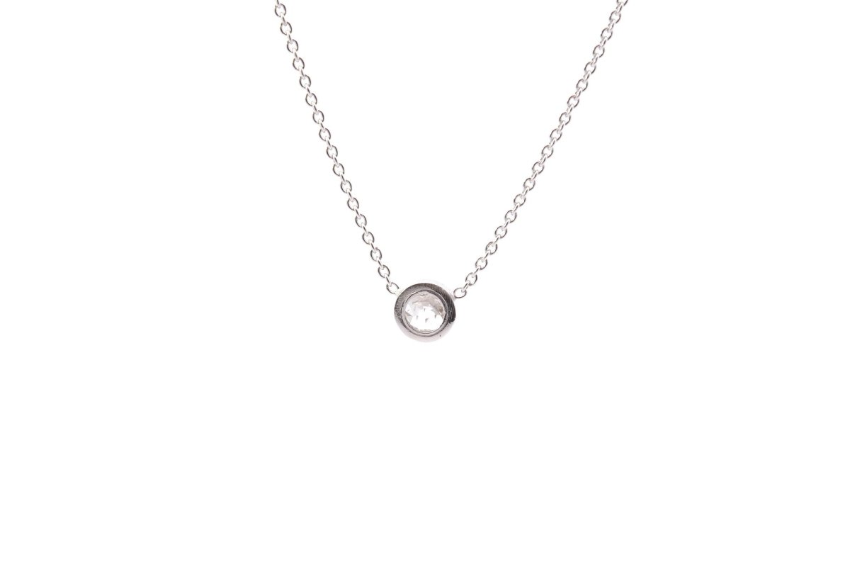 Collier diamant en or blanc 18k - Castafiore