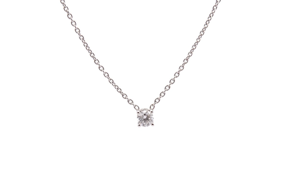 Collier diamant en or blanc 18k - Castafiore