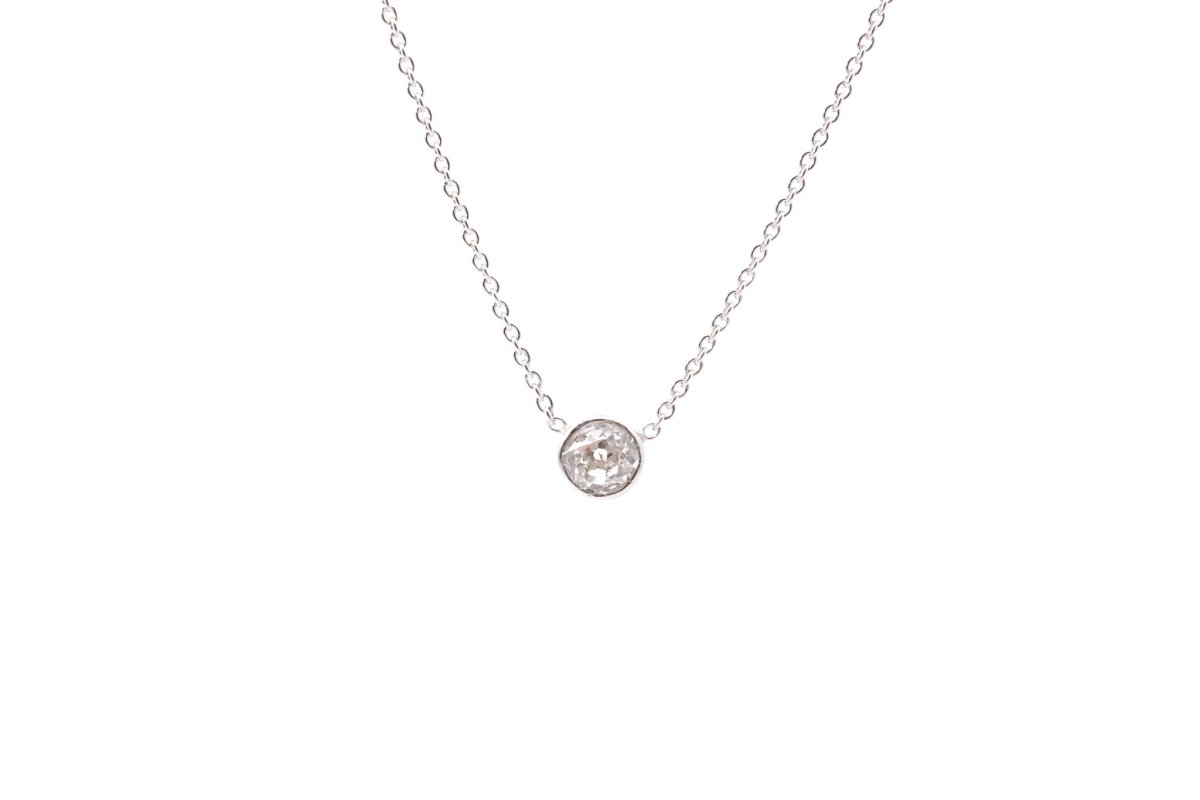 Collier diamant en or blanc 18k - Castafiore