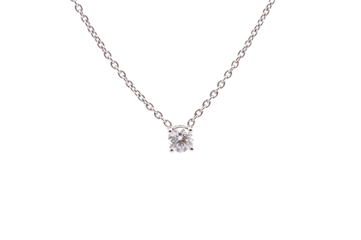 Collier diamant en or blanc 18k - Castafiore