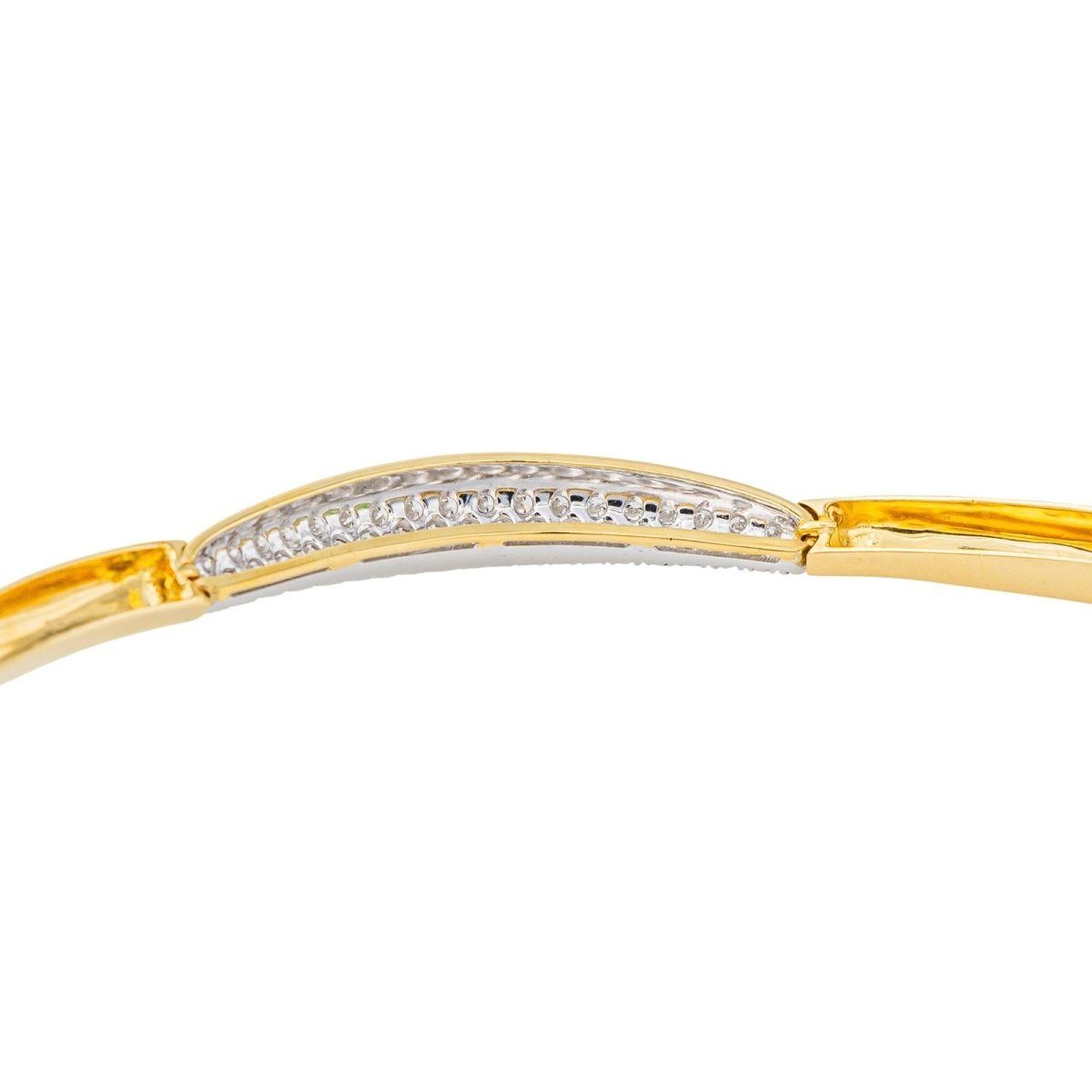 Collier Diamant en Or Jaune et Blanc 750 - Castafiore