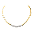 Collier Diamant en Or Jaune et Blanc 750 - Castafiore