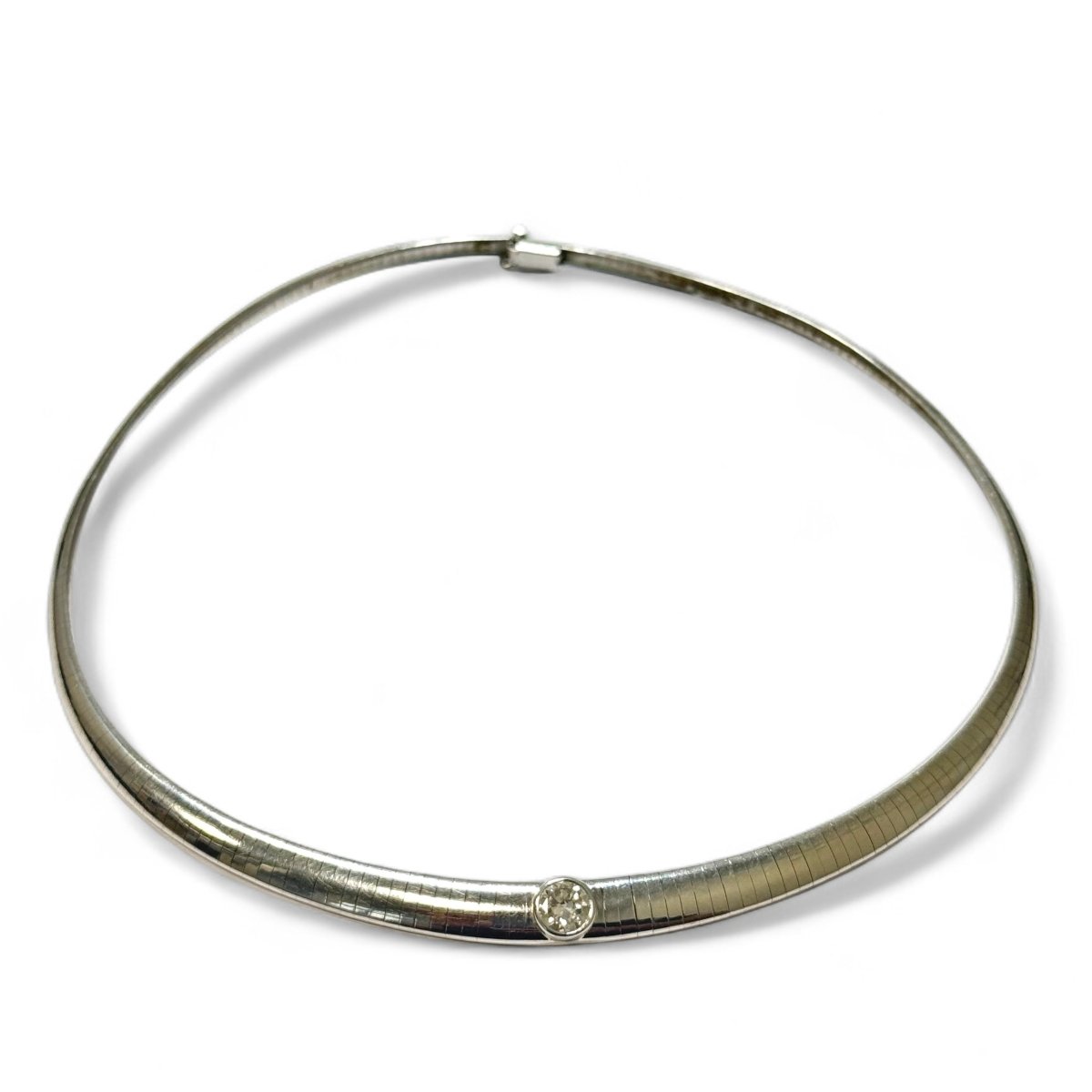 Collier diamant maille Oméga - Castafiore