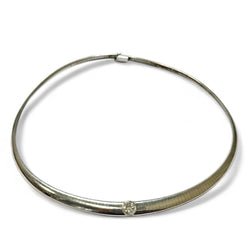 Collier diamant maille Oméga - Castafiore
