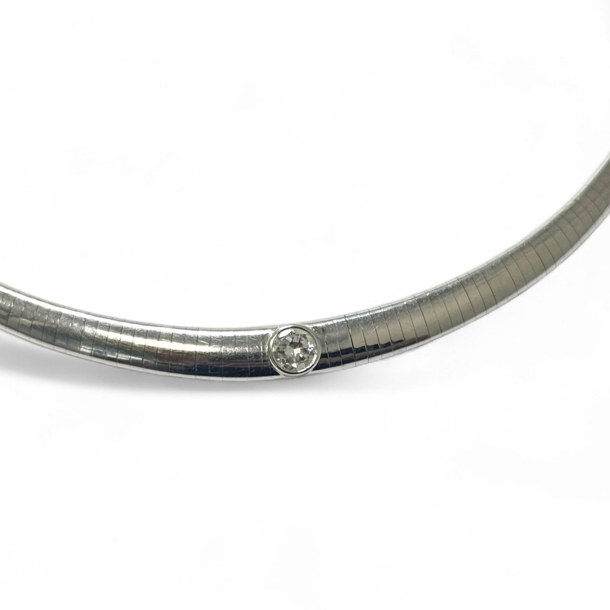Collier diamant maille Oméga - Castafiore