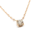 Collier diamant or rose 18 carats - Castafiore