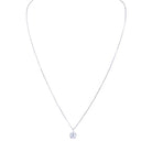 Collier diamant solitaire 0.80 carat en or blanc - Castafiore