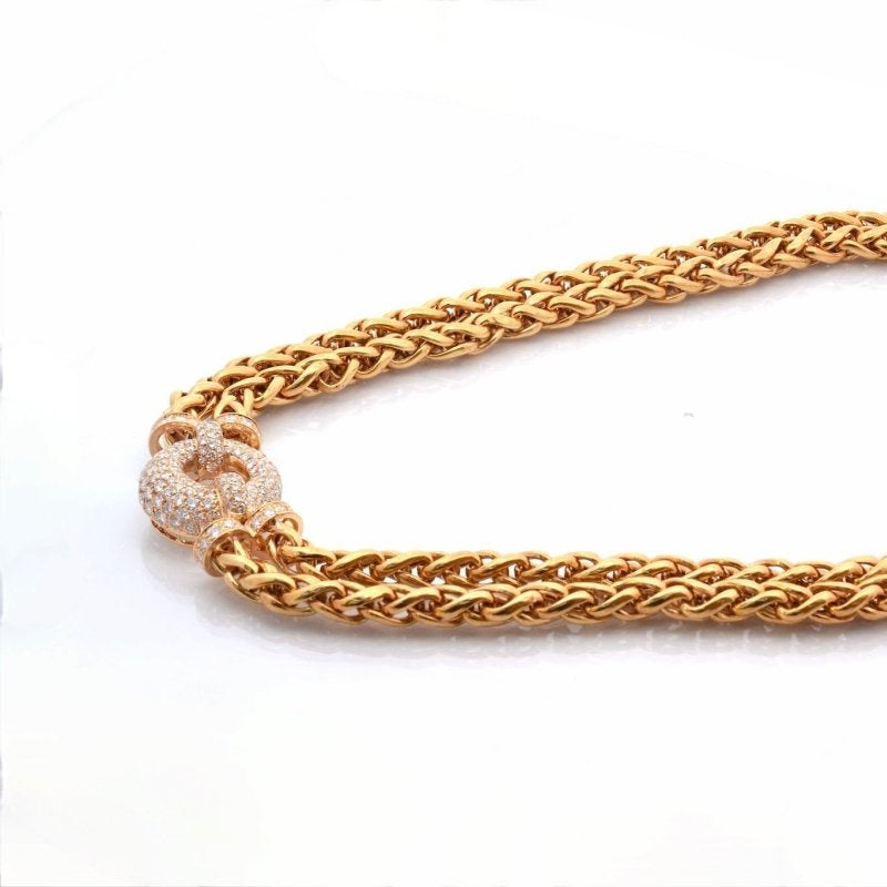 Collier diamants en or 18k - Castafiore