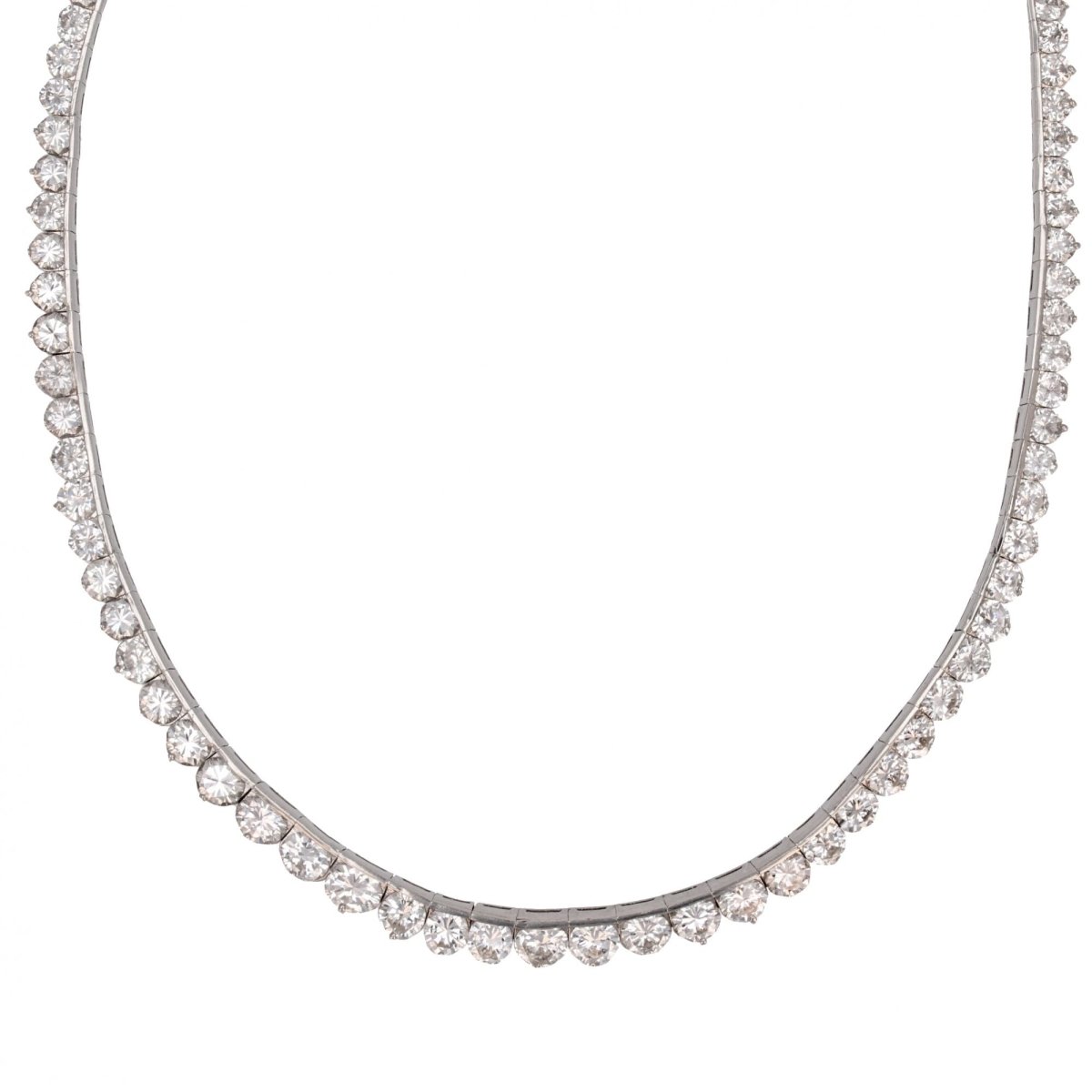 Collier diamants rivière vintage - Castafiore