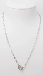 Collier Dinh Van Menottes en or blanc - Castafiore