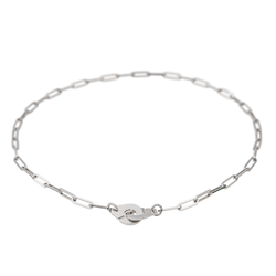 Collier Dinh Van Menottes en or blanc - Castafiore
