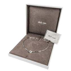 Collier Dinh Van Menottes en or blanc - Castafiore