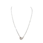 Collier DINH VAN "Menottes" en or blanc - Castafiore