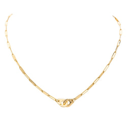 Collier DINH VAN "Menottes" en or jaune - Castafiore