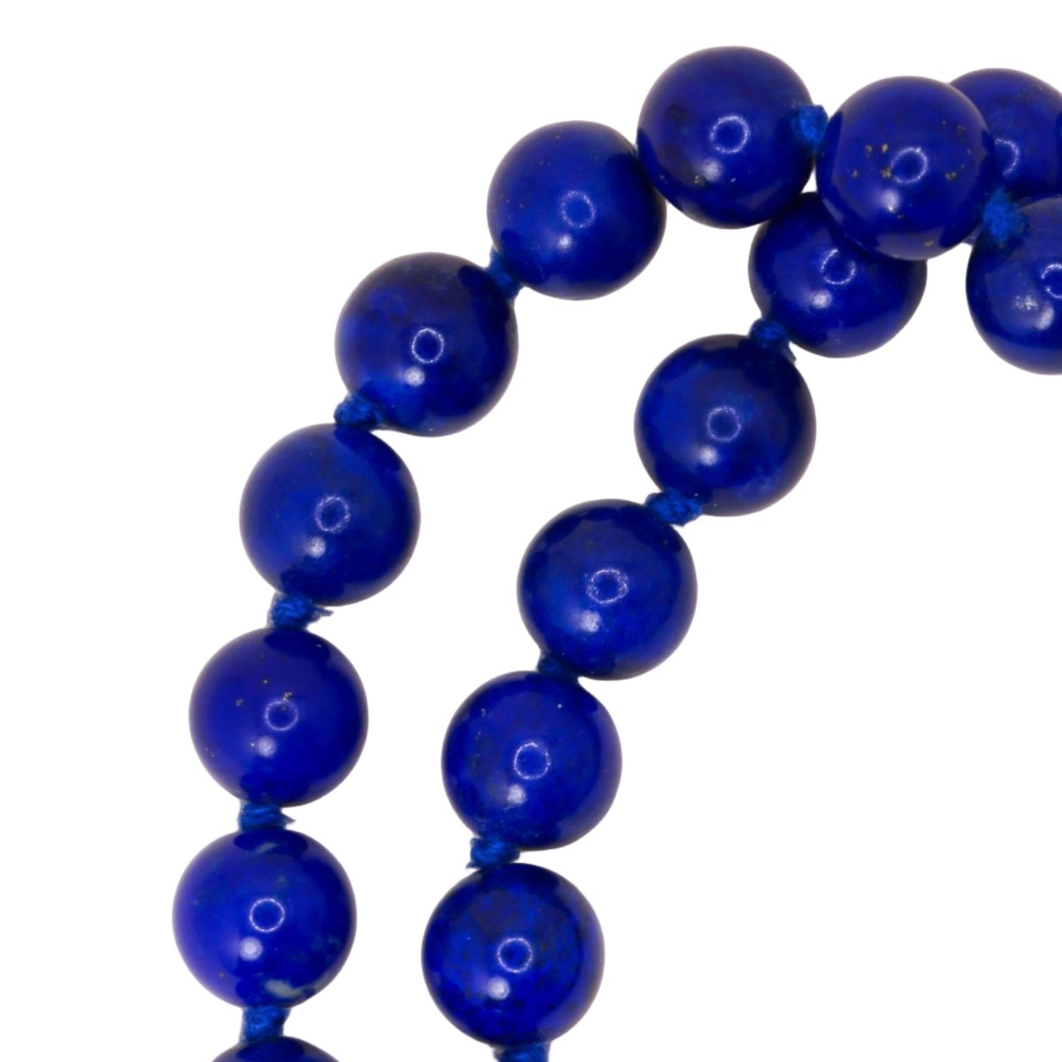 Collier DINH VAN "Menottes R15" en or jaune et lapis lazuli - Castafiore