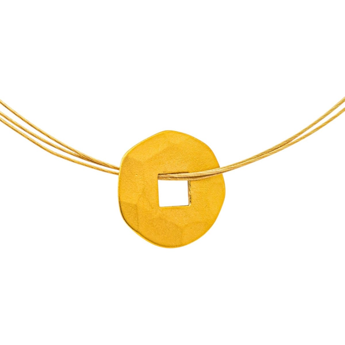 Collier DINH VAN "Pièce Chinoise" en or jaune - Castafiore