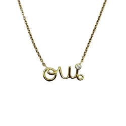 Collier DIOR "Dioramour" en or jaune et diamant - Castafiore