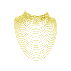 Collier Draperie CARTIER "Draperie" en or jaune - Castafiore