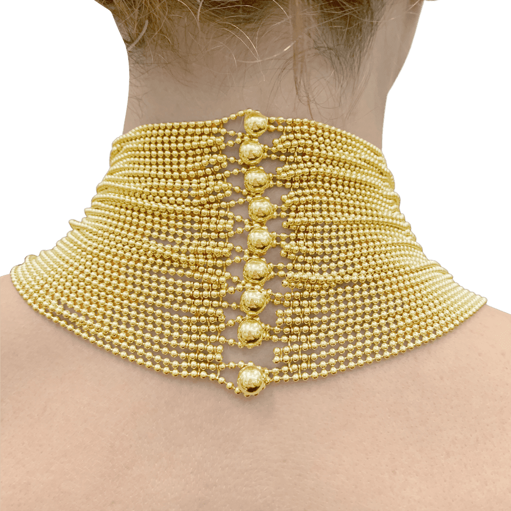 Collier Draperie CARTIER "Draperie" en or jaune - Castafiore