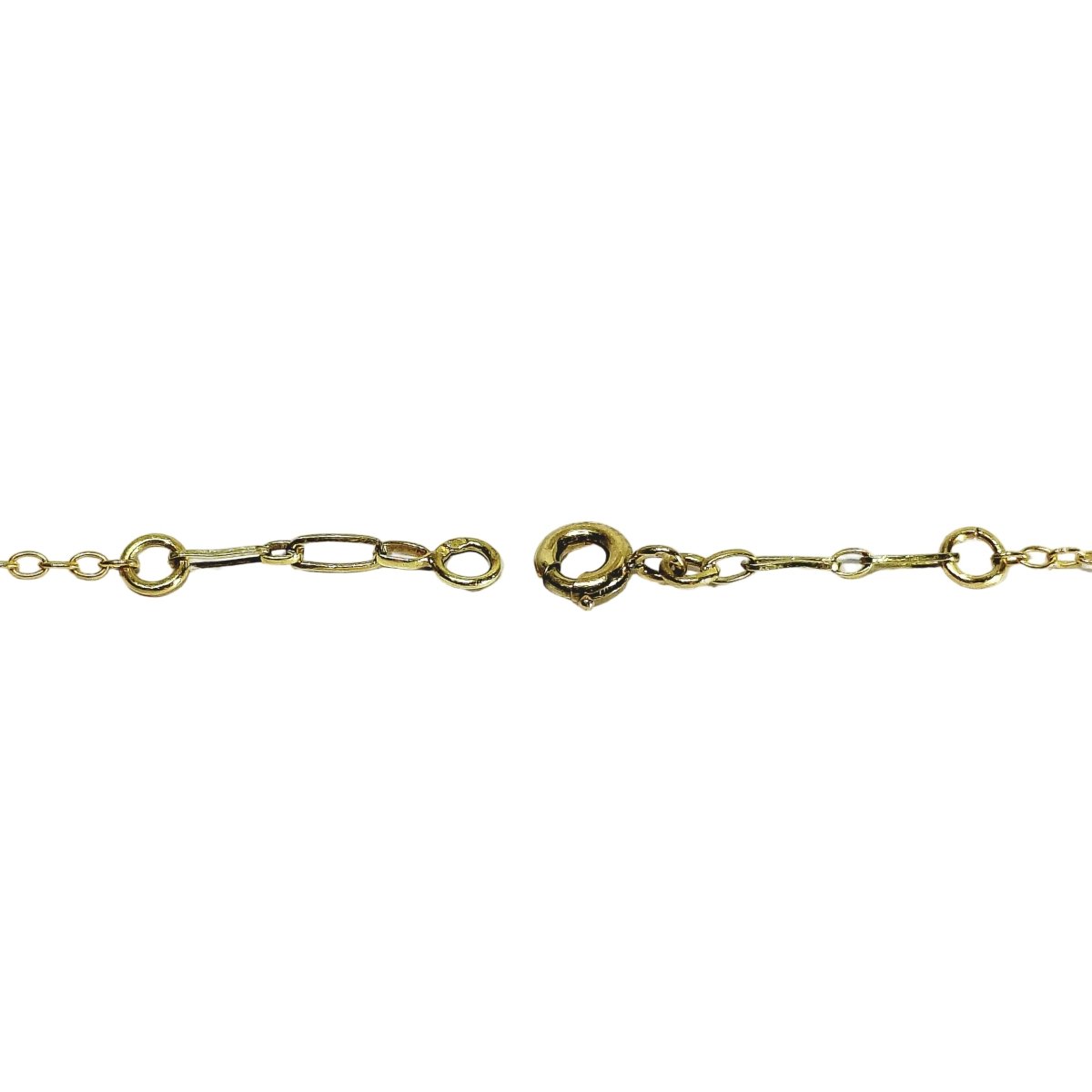 Collier Draperie en or champagne et perles - Castafiore