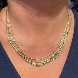 Collier Draperie en or jaune - Castafiore