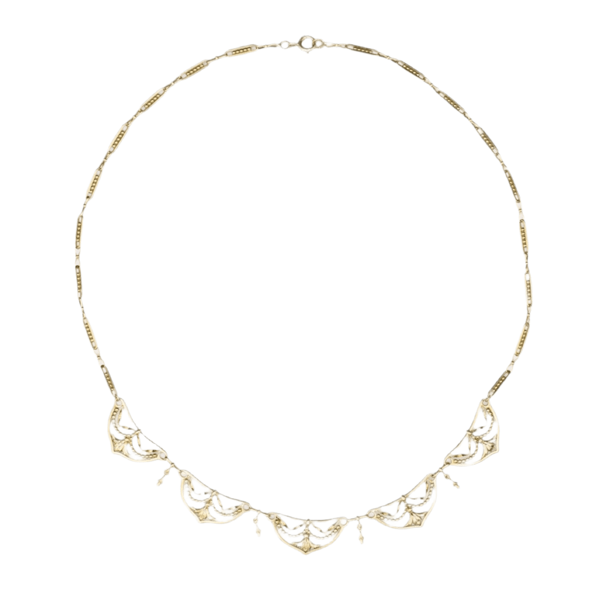 Collier Draperie en or jaune - Castafiore