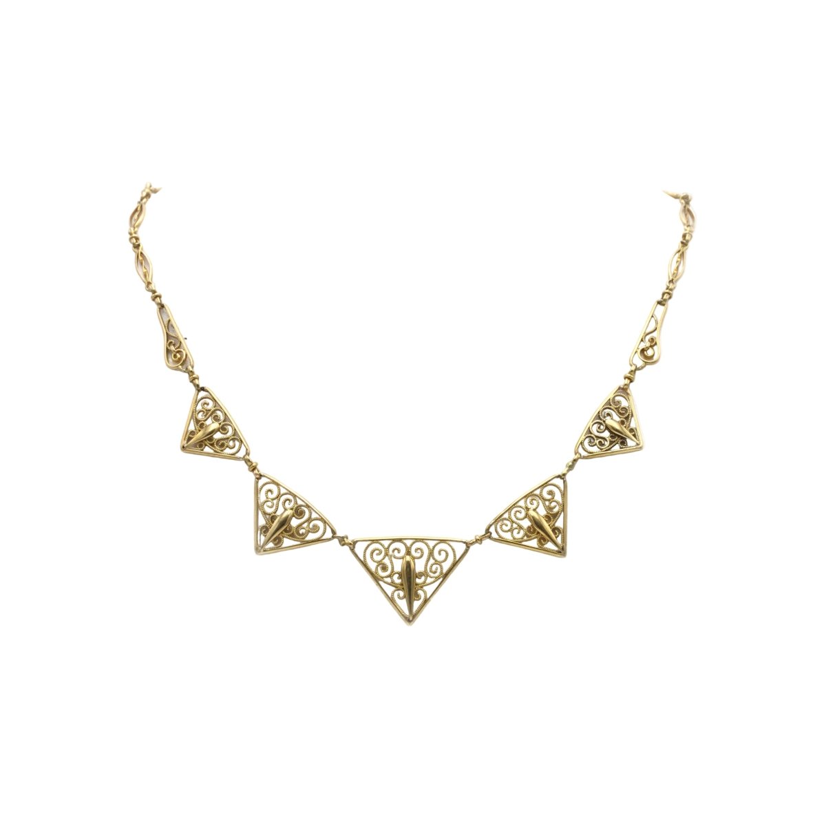 Collier Draperie en or jaune - Castafiore