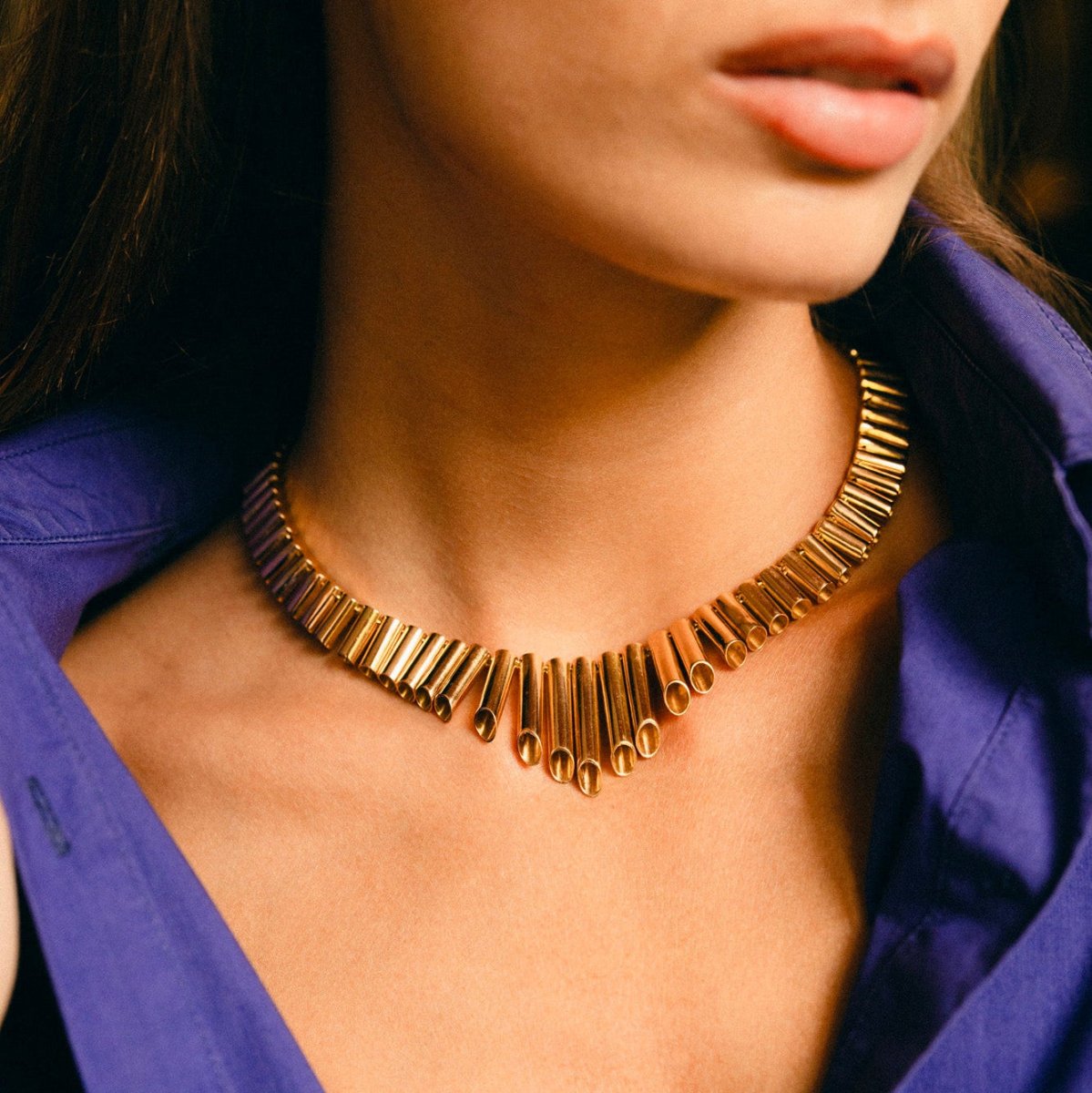 Collier Draperie en or jaune - Castafiore