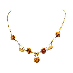 Collier Draperie en or jaune et or rose - Castafiore