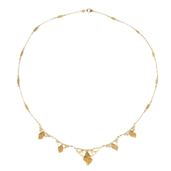 Collier Draperie en or jaune et perles - Castafiore