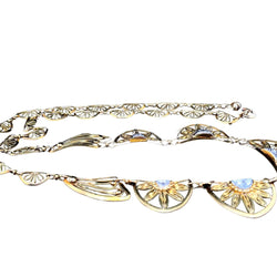 Collier Draperie en or jaune, or blanc, et diamants - Castafiore