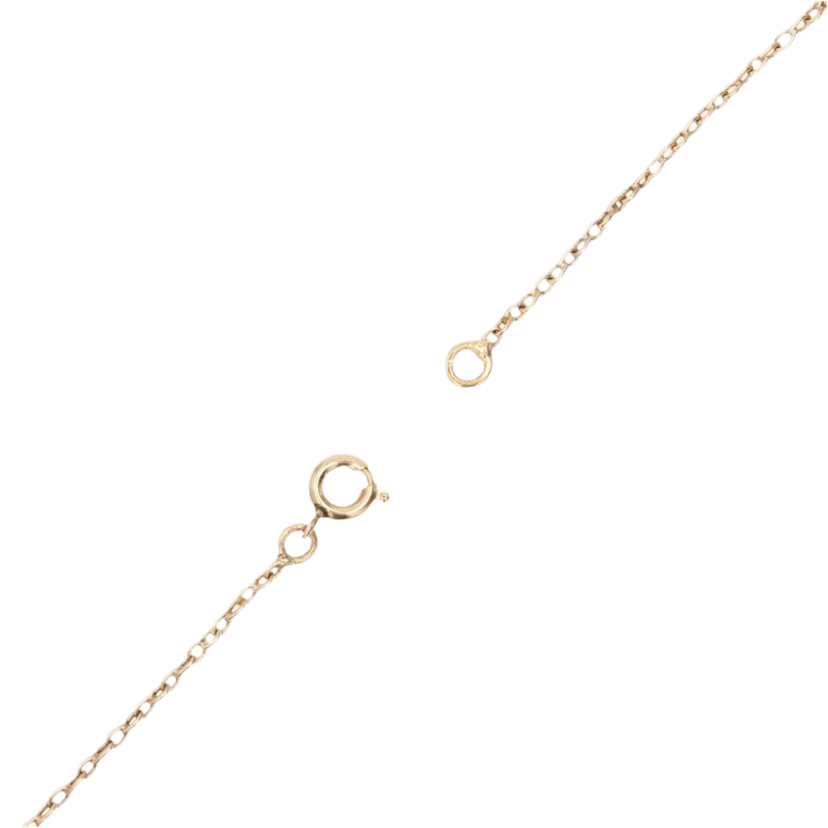 Collier Draperie en or rose, perles et émeraude - Castafiore