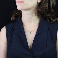 Collier EMERAUDE Ajouré en or rose - Castafiore