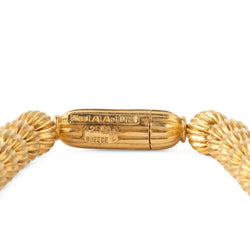 Collier en boules d'or jaunes ciselées de la maison Lalaounis - Castafiore