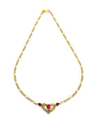 Collier en Or avec Rubis et Diamants - Castafiore