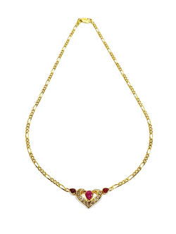 Collier en Or avec Rubis et Diamants - Castafiore