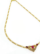 Collier en Or avec Rubis et Diamants - Castafiore