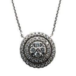 Collier en or blanc et diamants - Castafiore