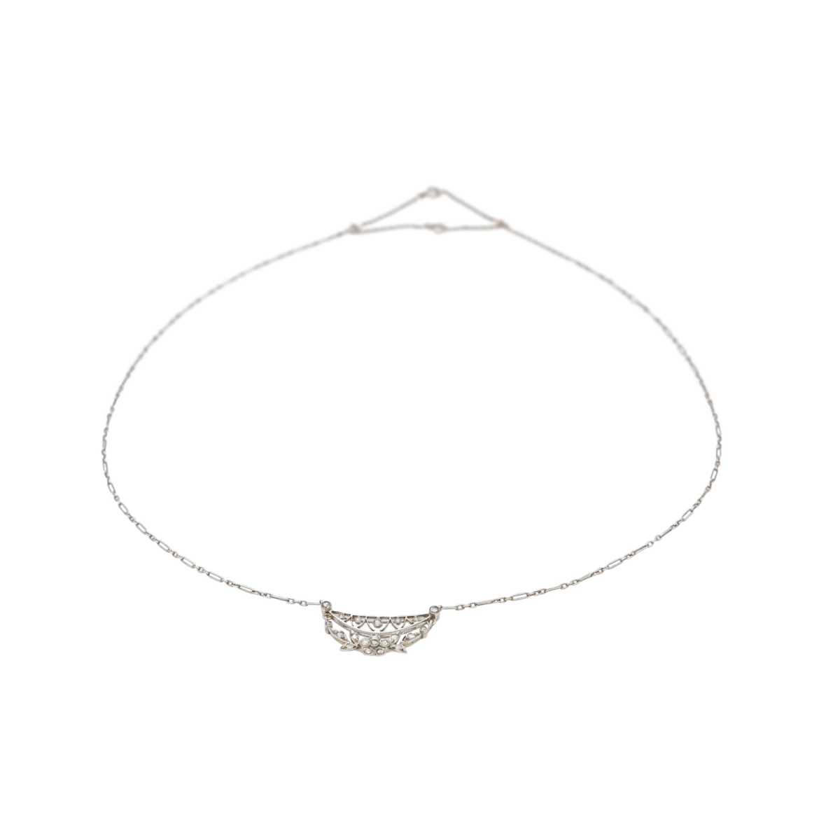 Collier en or blanc et diamants - Castafiore