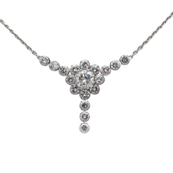 Collier en or blanc et diamants - Castafiore