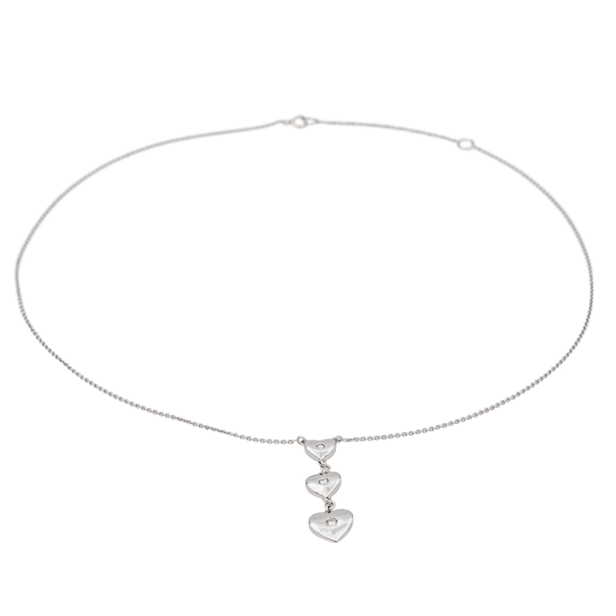 Collier en or blanc et diamants - Castafiore