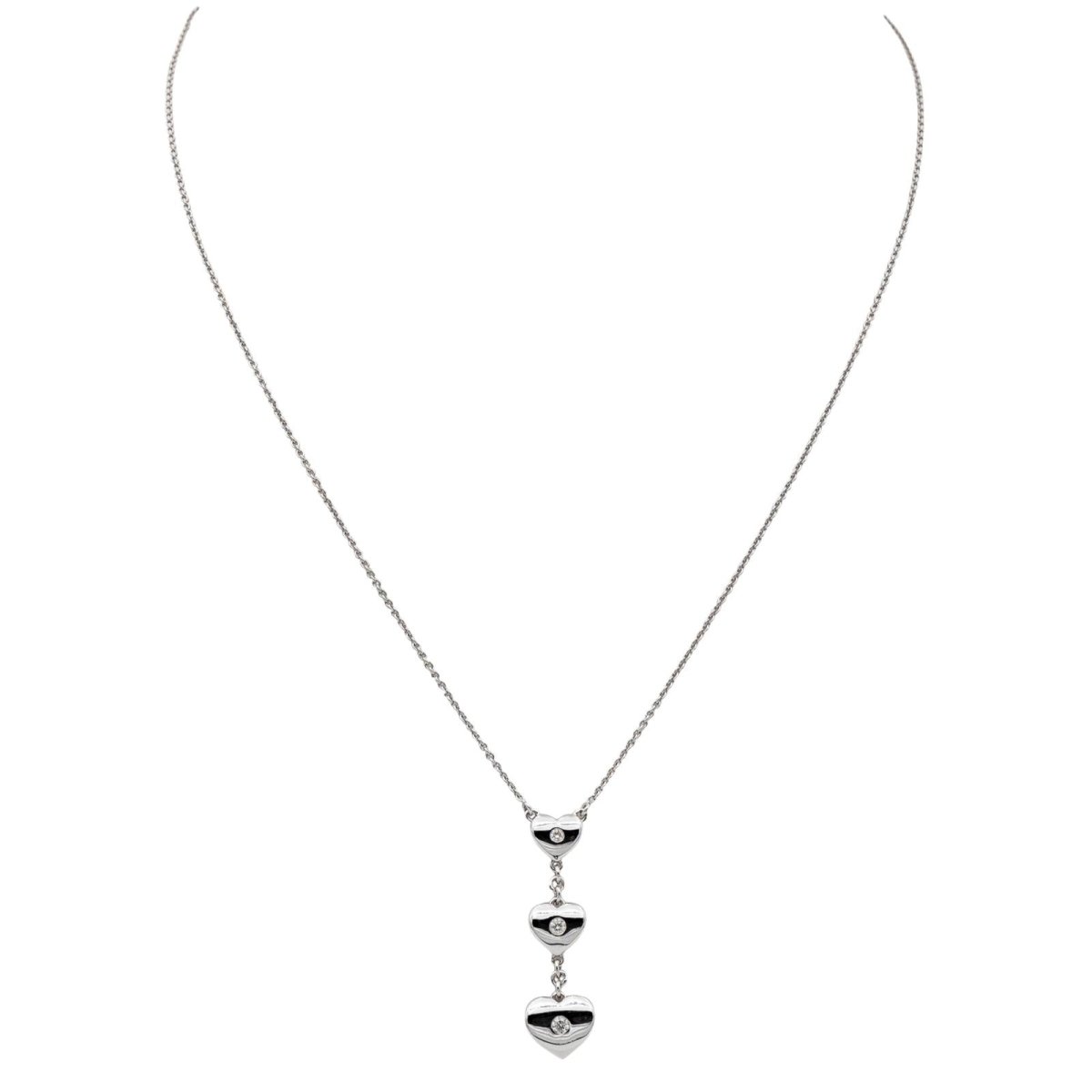 Collier en or blanc et diamants - Castafiore
