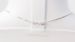 Collier en or blanc et diamants - Castafiore