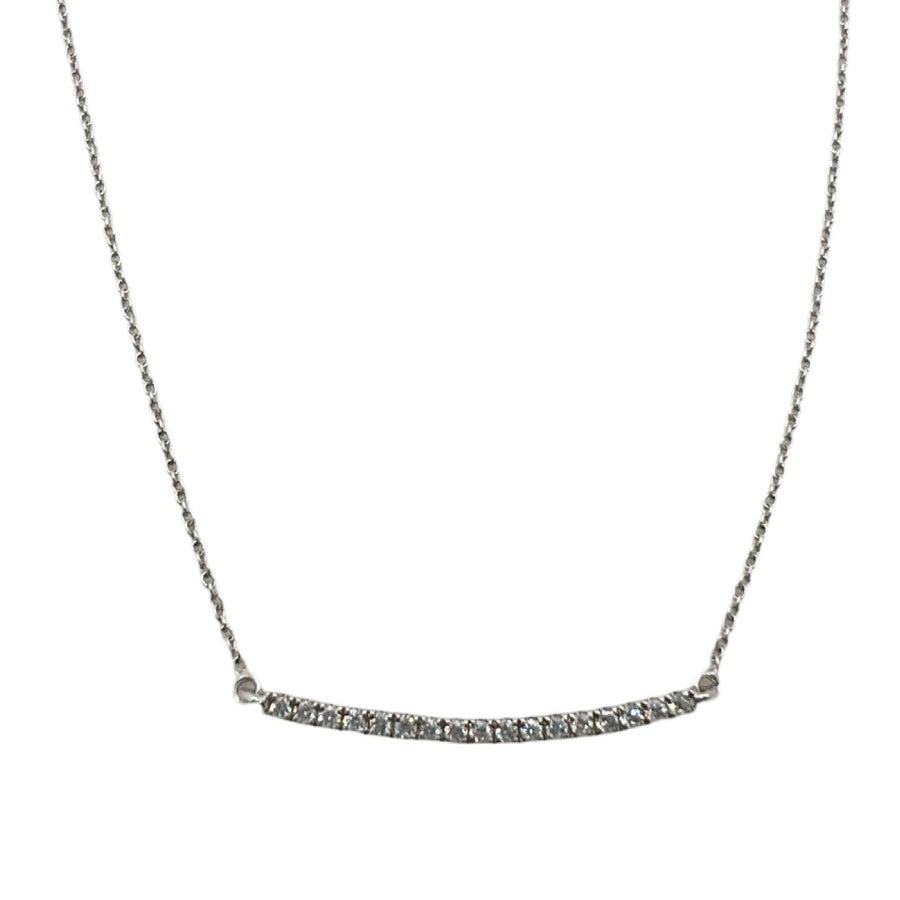Collier en or blanc et diamants - Castafiore