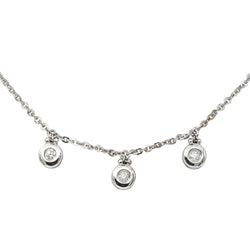 Collier en or blanc et diamants - Castafiore