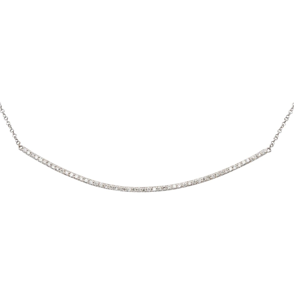 Necklace White gold diamond
