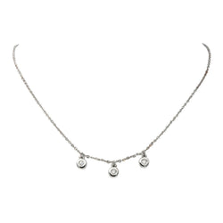 Collier en or blanc et diamants - Castafiore